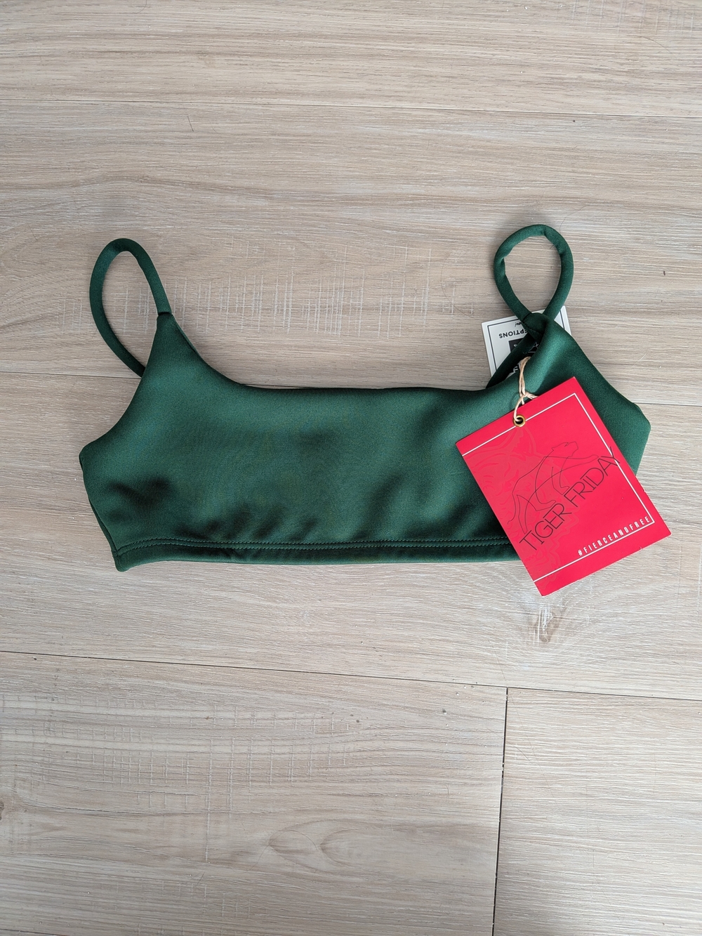 Tiger Friday Forest Green Sports Bra